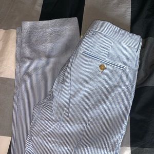 Crewcuts Boys Blue Seersucker Pants